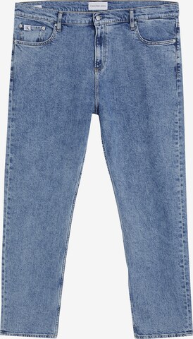 Calvin Klein Jeans Plus Tapered Jeans in Blue: front