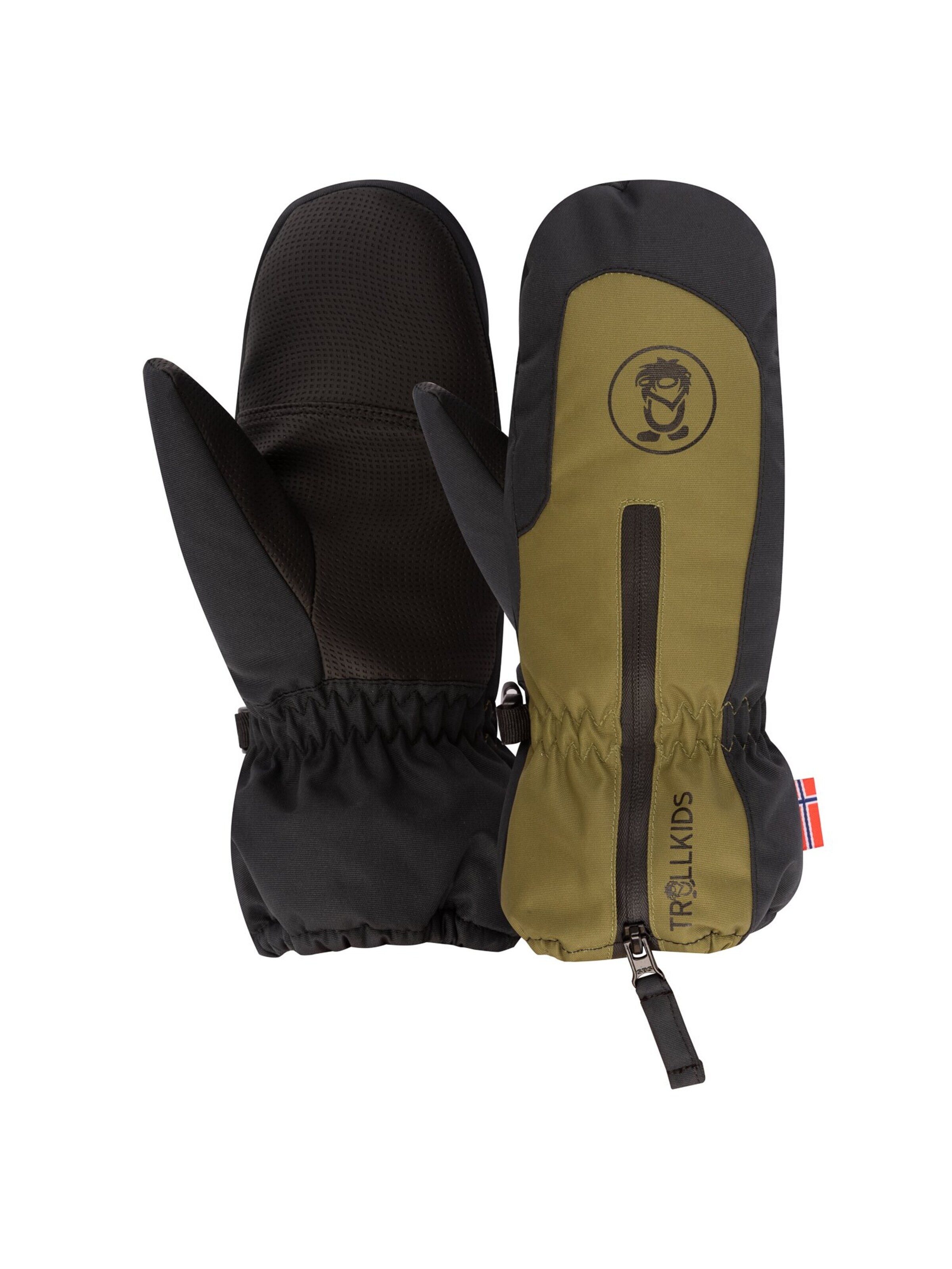 TROLLKIDS Gloves in Green: front