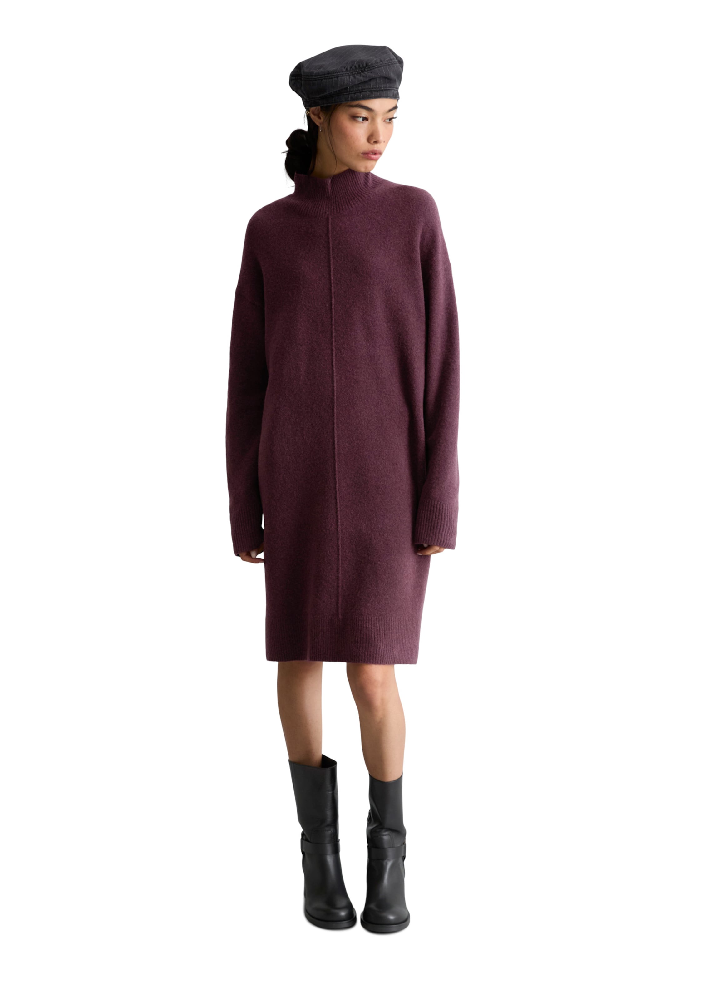 Marc O'Polo DENIM Gebreide jurk in Rood