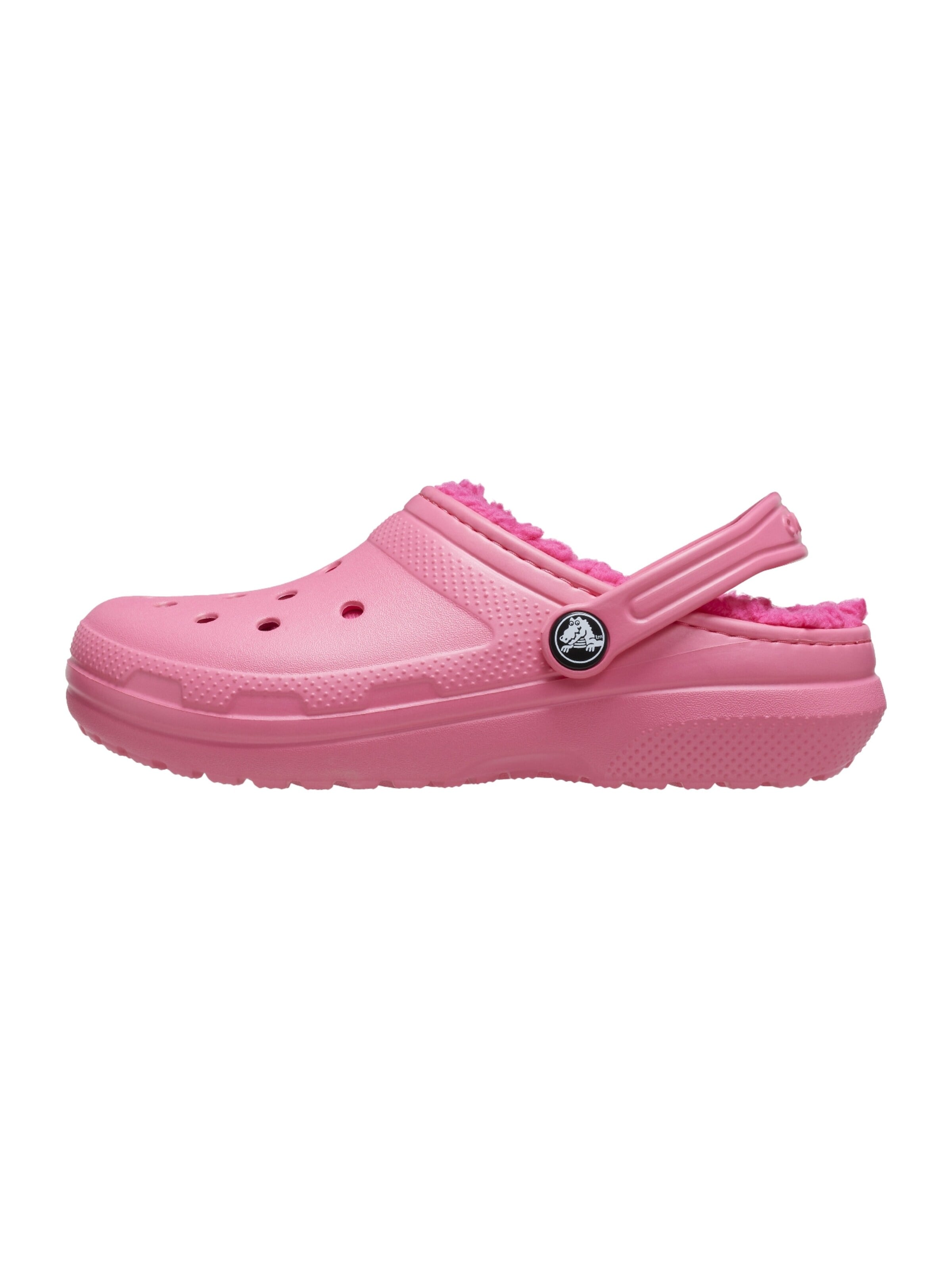 Chaussure basse Crocs en rose : devant