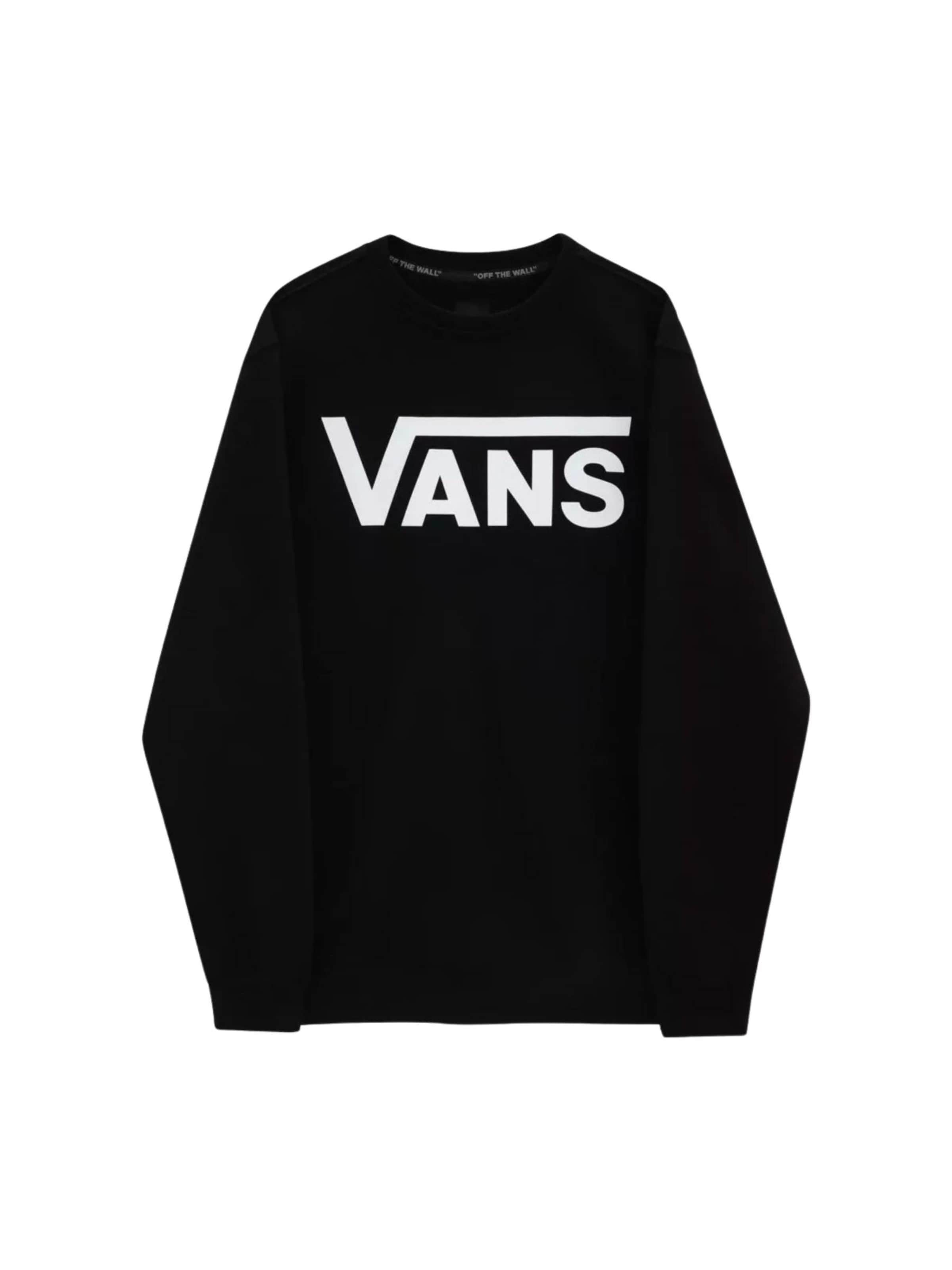 Sweat-shirt 'VANS MN VANS CLASSIC CREW FELPA' VANS en noir : devant