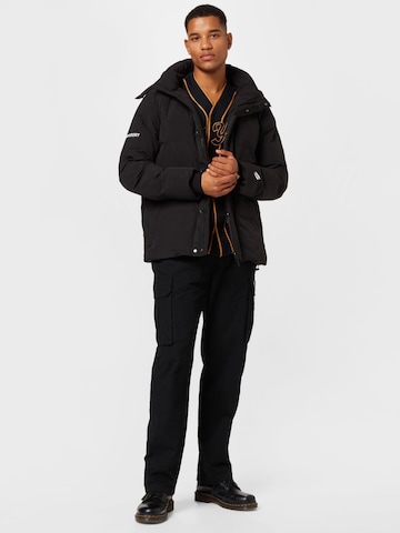 Superdry Prehodna jakna | črna barva