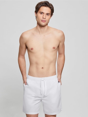GUESS Board Shorts in White