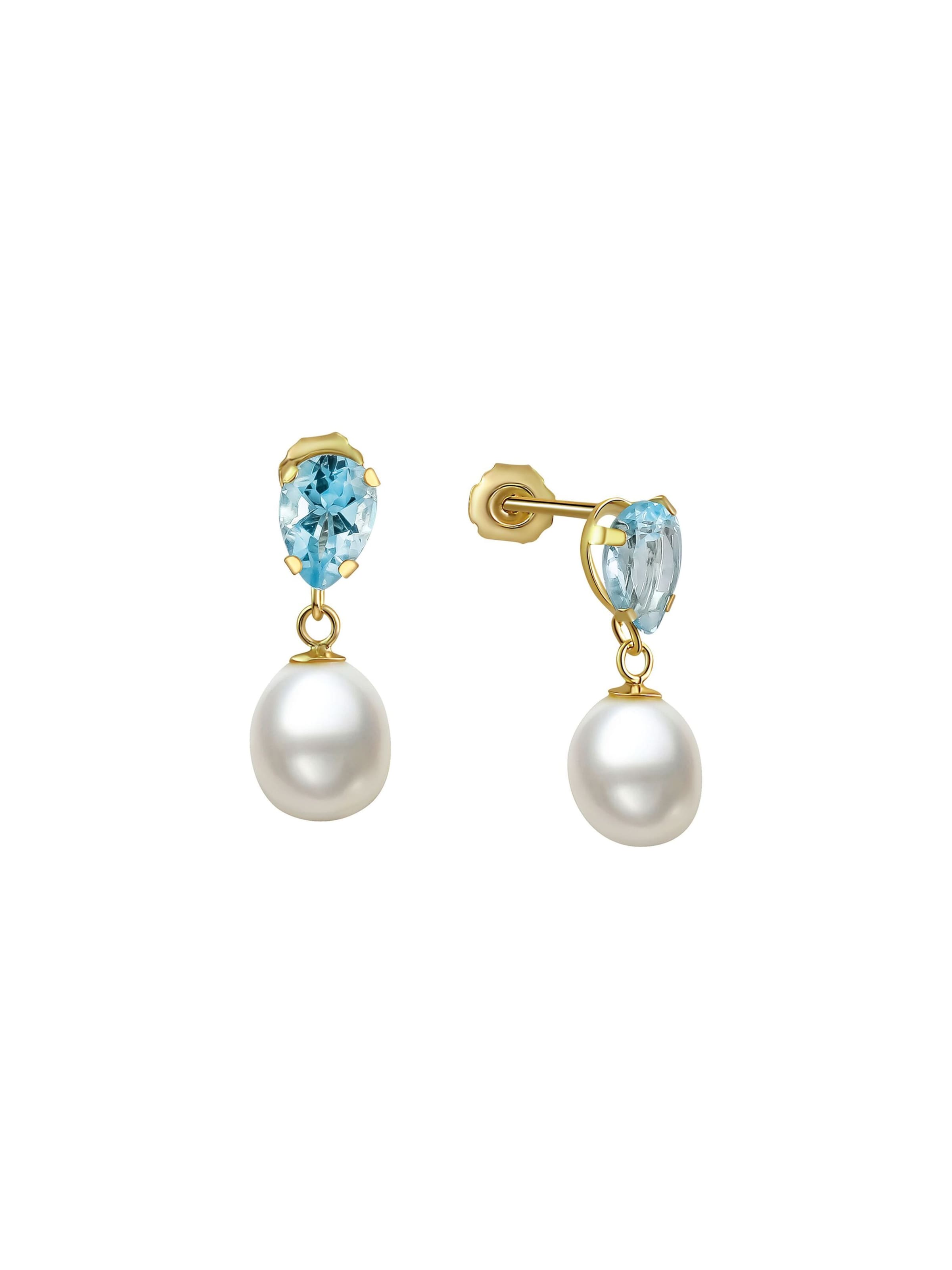 Boucles d'oreilles Fascination by Ellen K. en or : devant