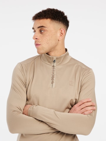 PROTEST Sportsweatshirt 'REWILL' in Braun