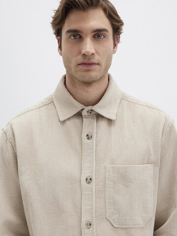 Mavi Comfort fit Button Up Shirt in Beige
