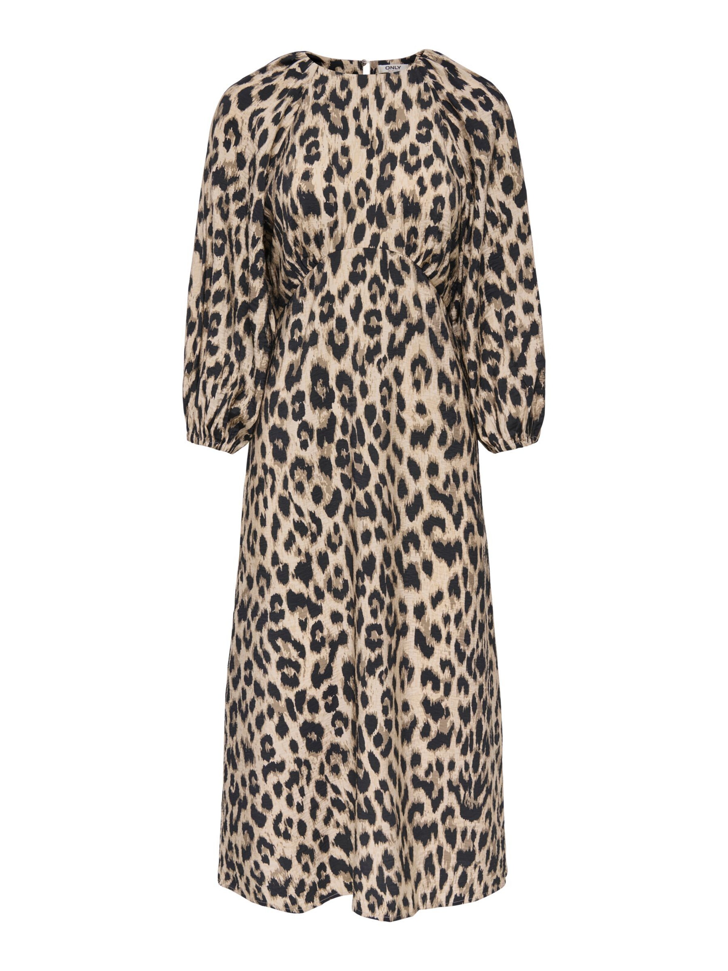 ONLY Robe 'ONLMaizee' en beige / noisette / noir, Vue avec produit