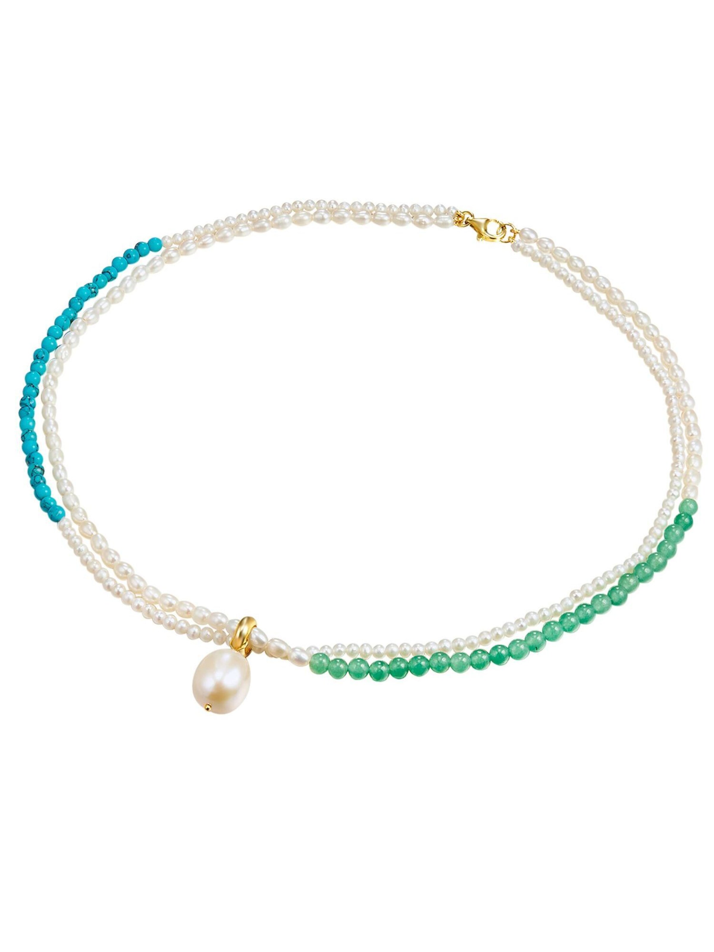 Valero Pearls - Cadena en blanco: frente