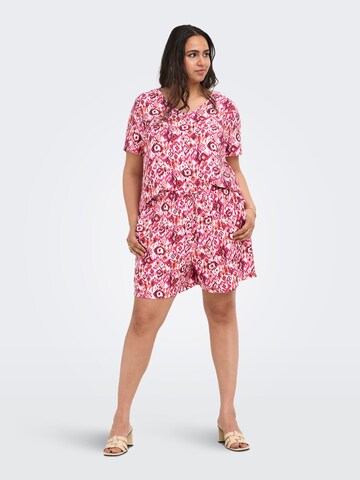 ONLY Carmakoma Blus 'CARHavana' i rosa