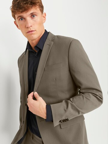 Coupe slim Veste de costume 'Franco' JACK & JONES en marron