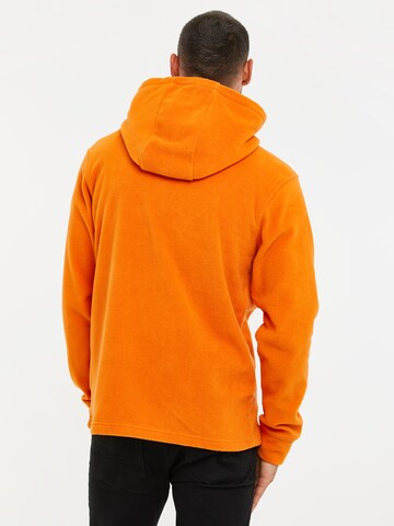 Threadbare Sweatshirt 'THB Fitness Fleece Hoody Ryan' in Orange