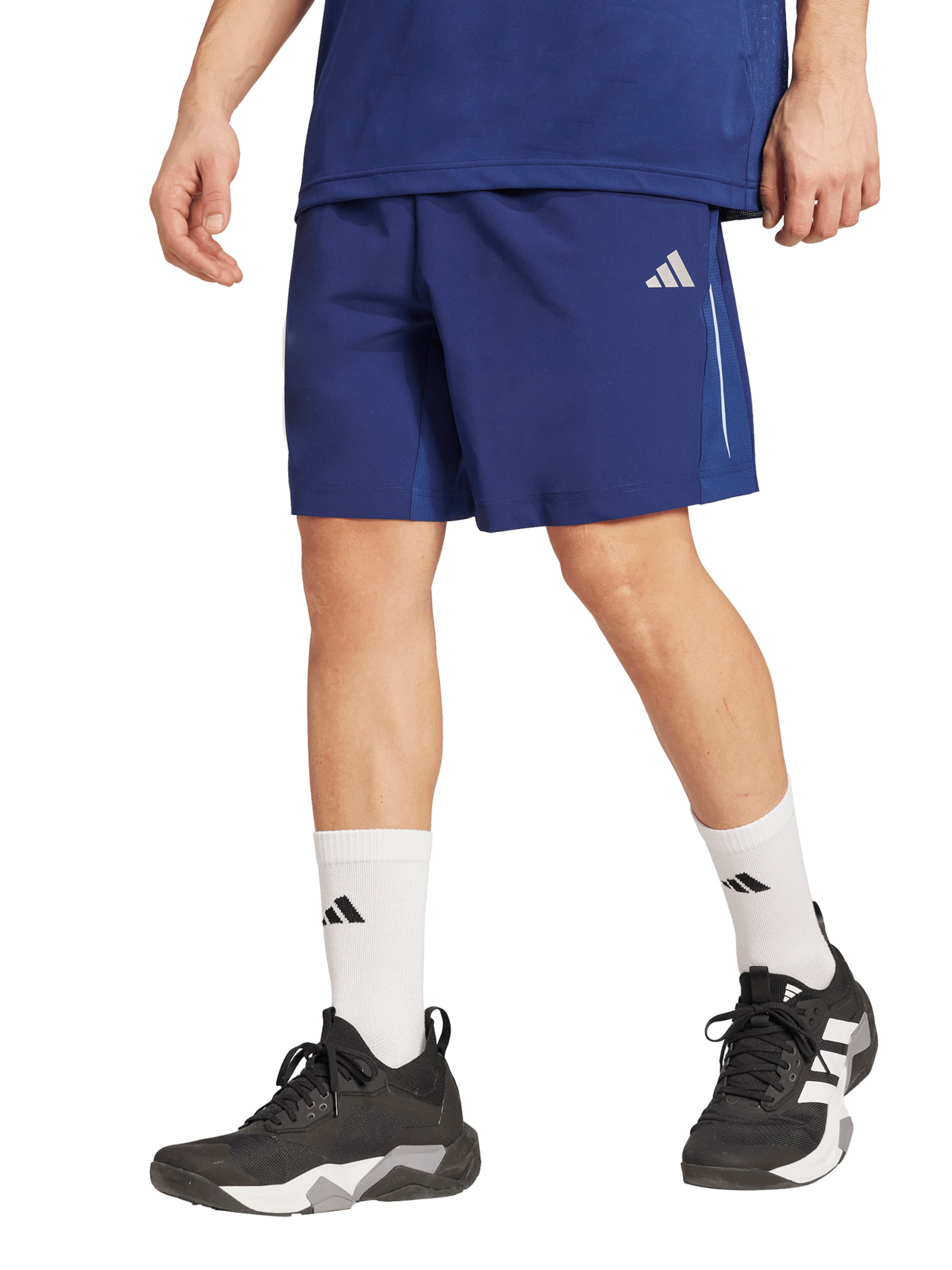 ADIDAS PERFORMANCE - Loosefit Pantalón deportivo 'Tech Apparel' en azul: frente