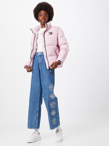 Tommy Jeans Winter Jacket 'Alaska' in Pink