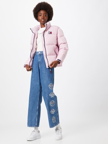 Tommy Jeans Winterjas 'Alaska' in Roze