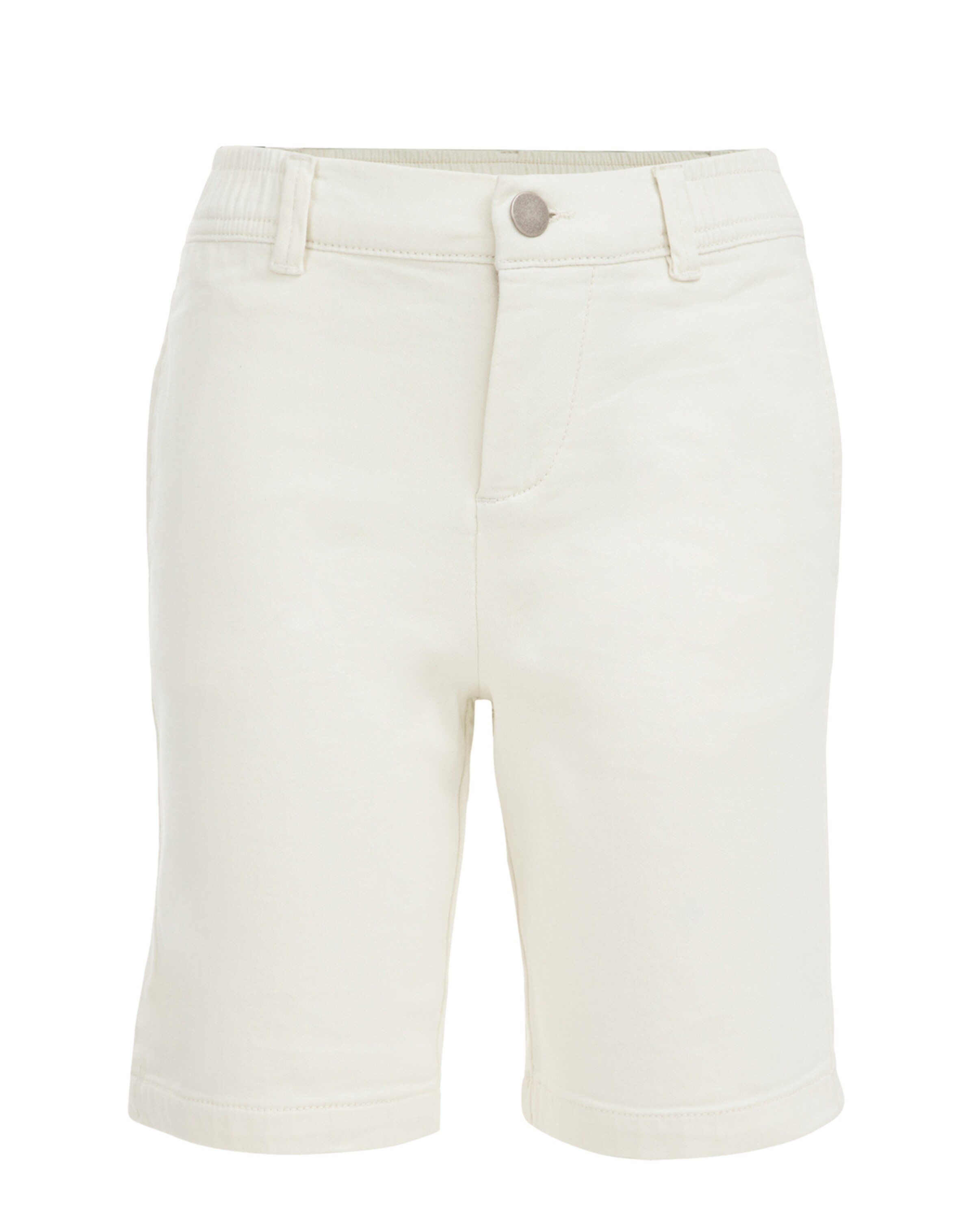 WE Fashion Slimfit Byxa i vit: framsida