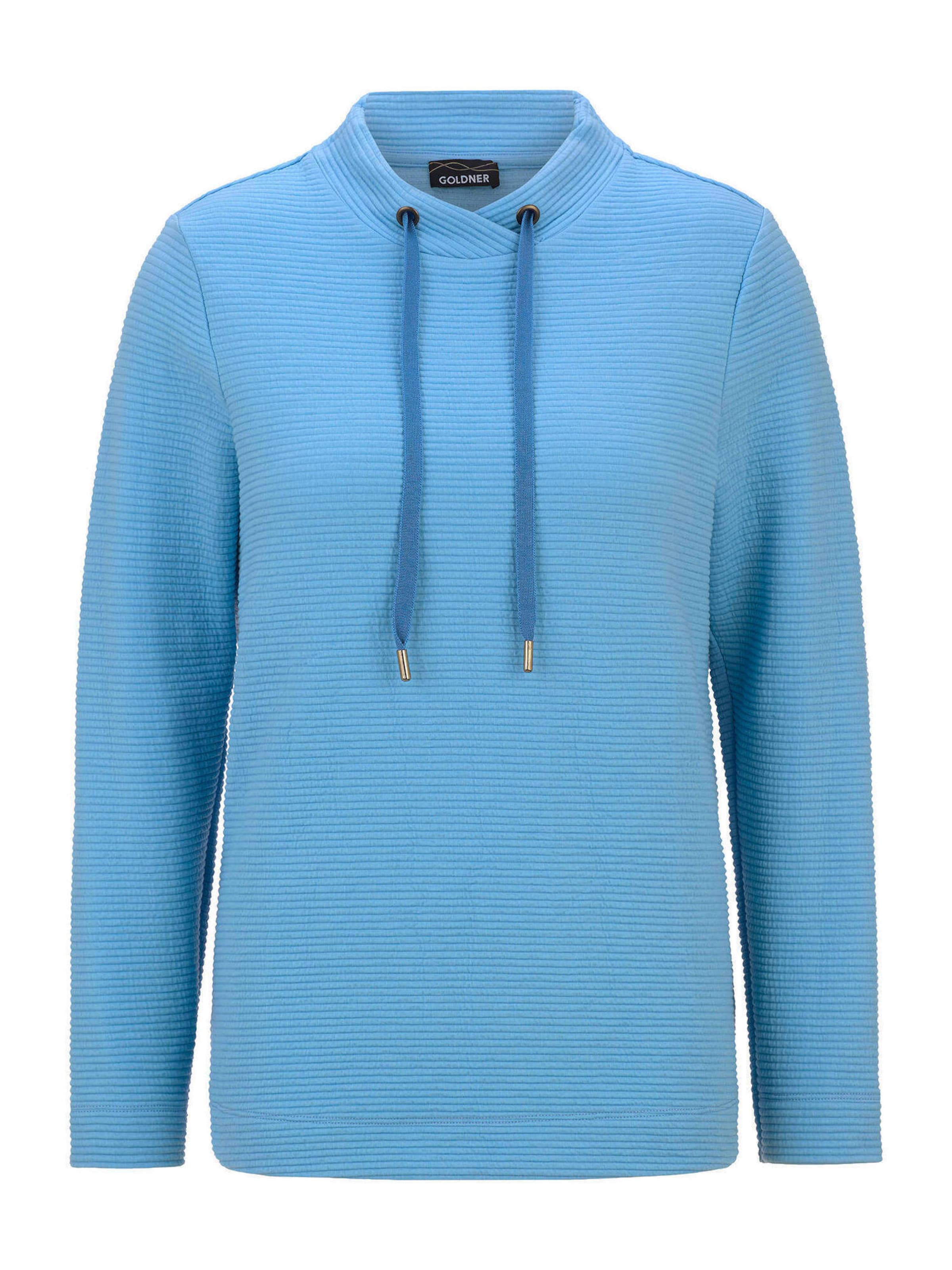 Sweat-shirt Goldner en bleu : devant