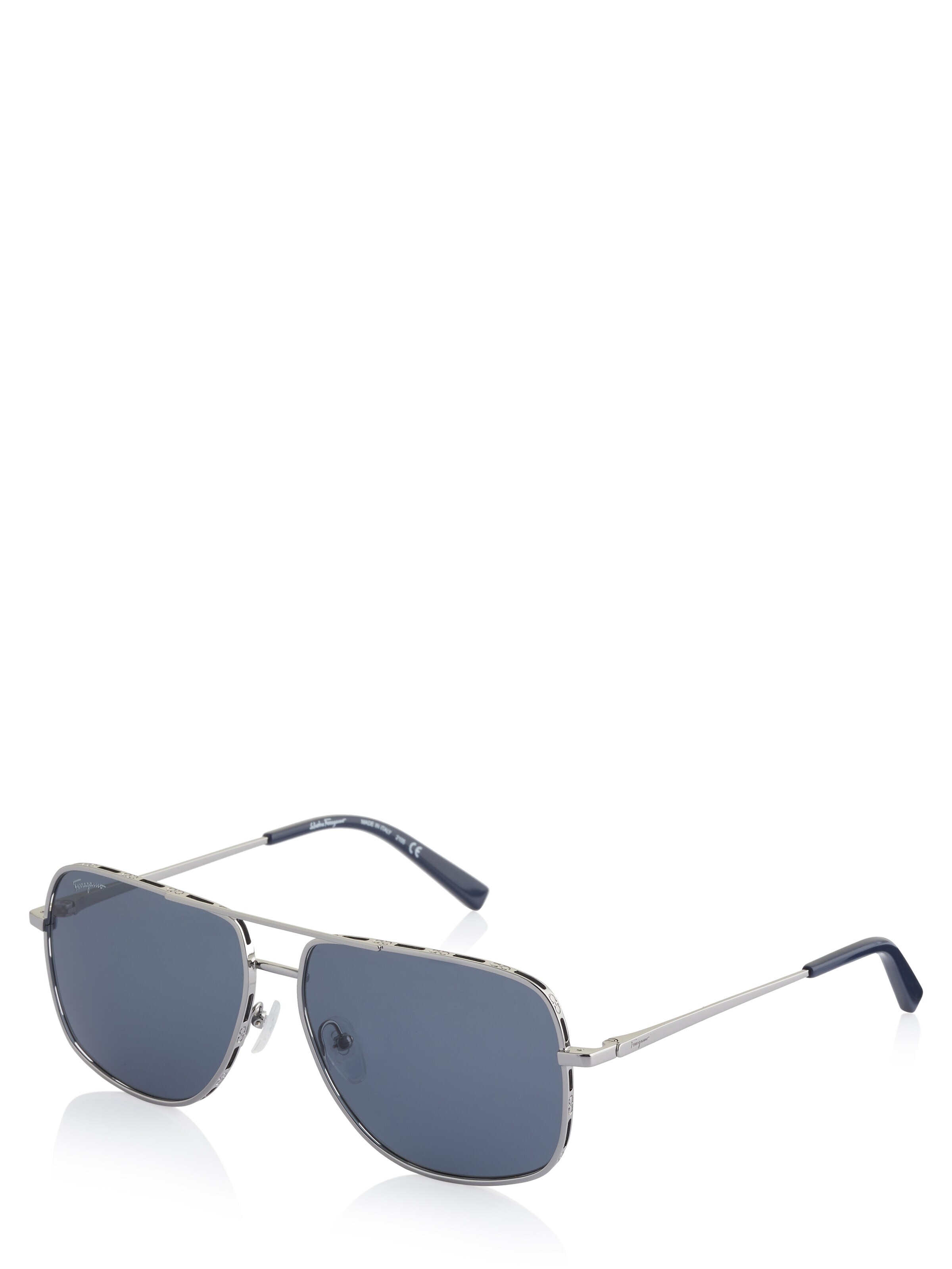 Lunettes de soleil FERRAGAMO en argent