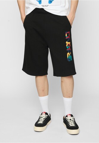 Regular Pantalon Dangerous DNGRS en noir : devant