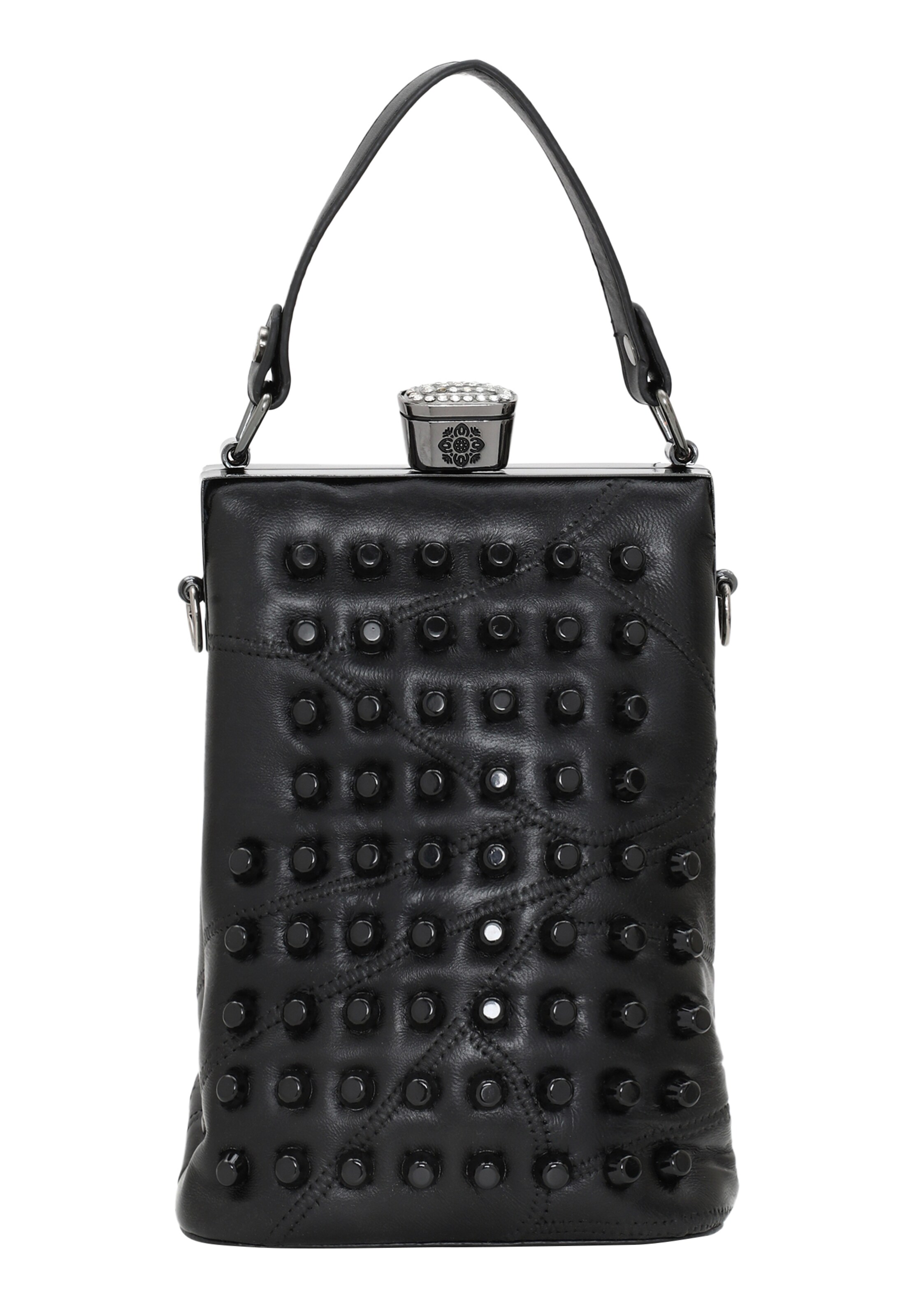 faina Handtasche in Schwarz: Vorderseite