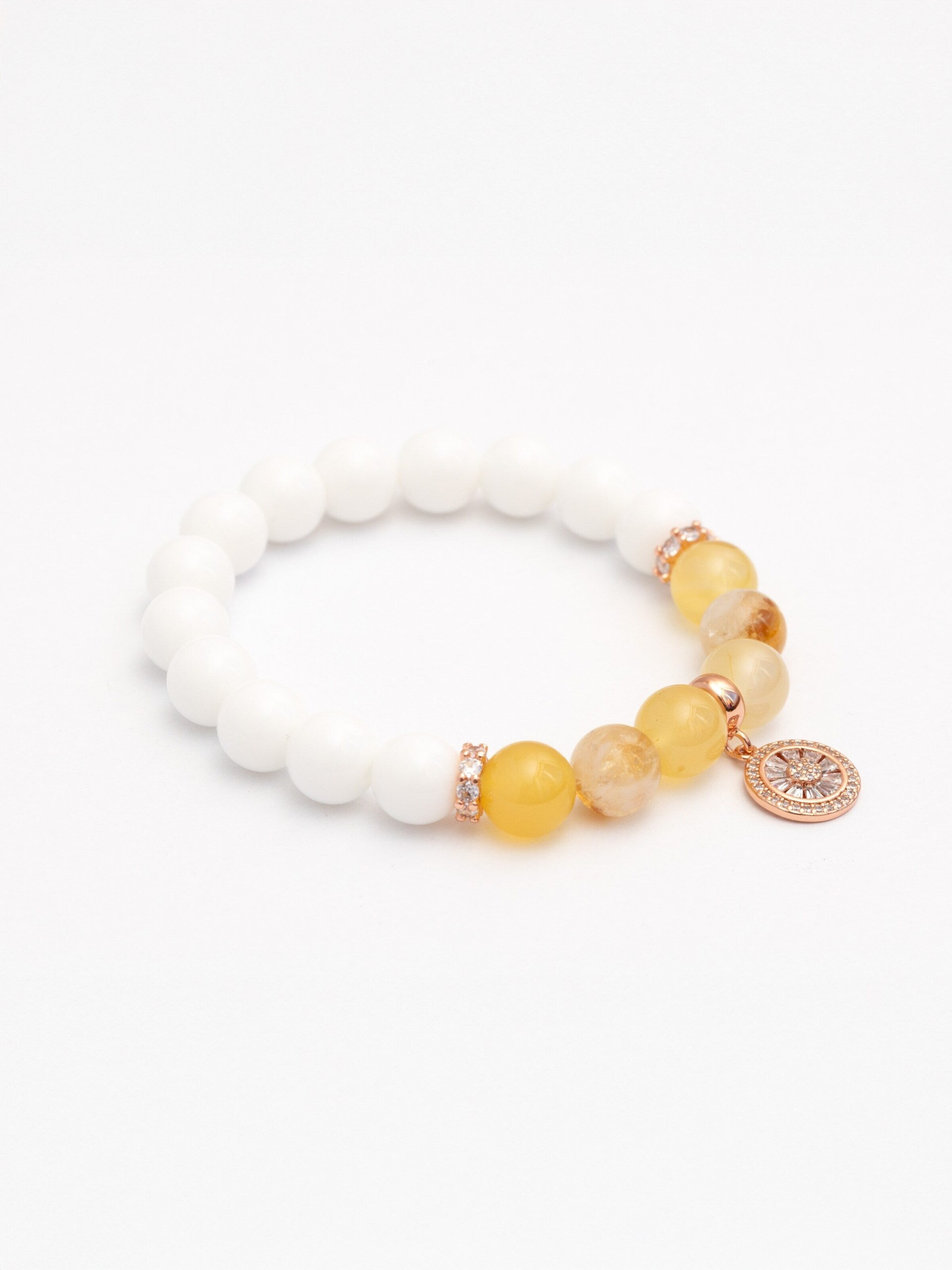 Secret Stones Bracelet 'Dual Energy' in White