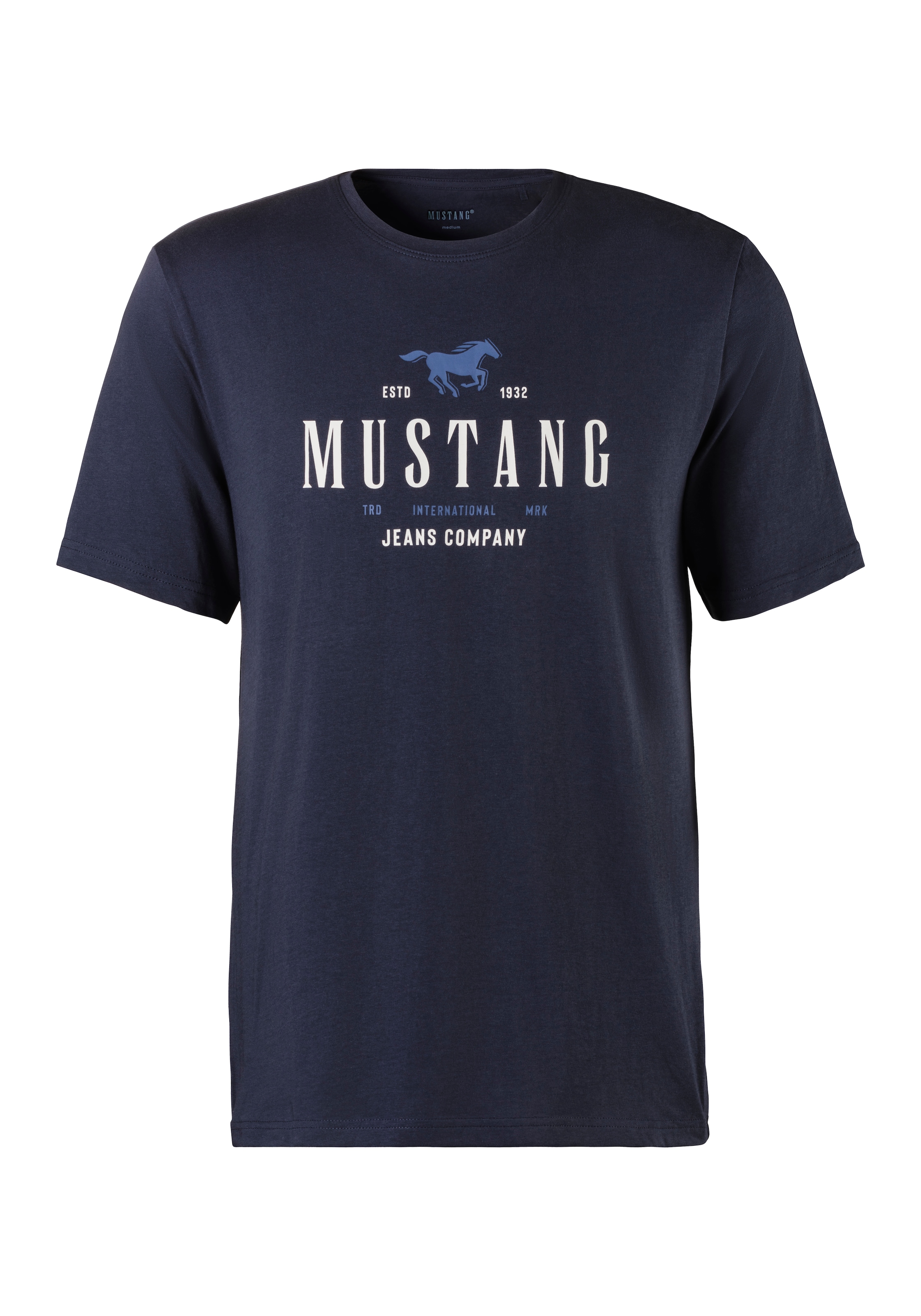 MUSTANG Shirt in Blue: front