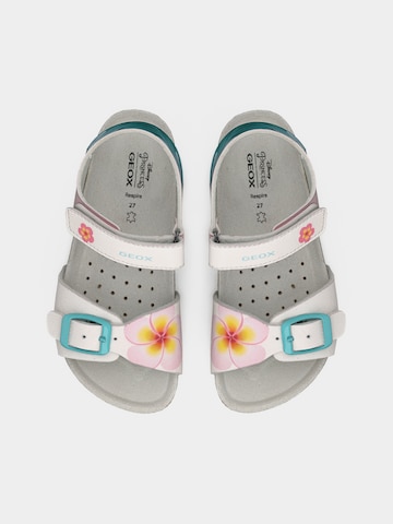 GEOX Sandal 'ADRIEL' i vit