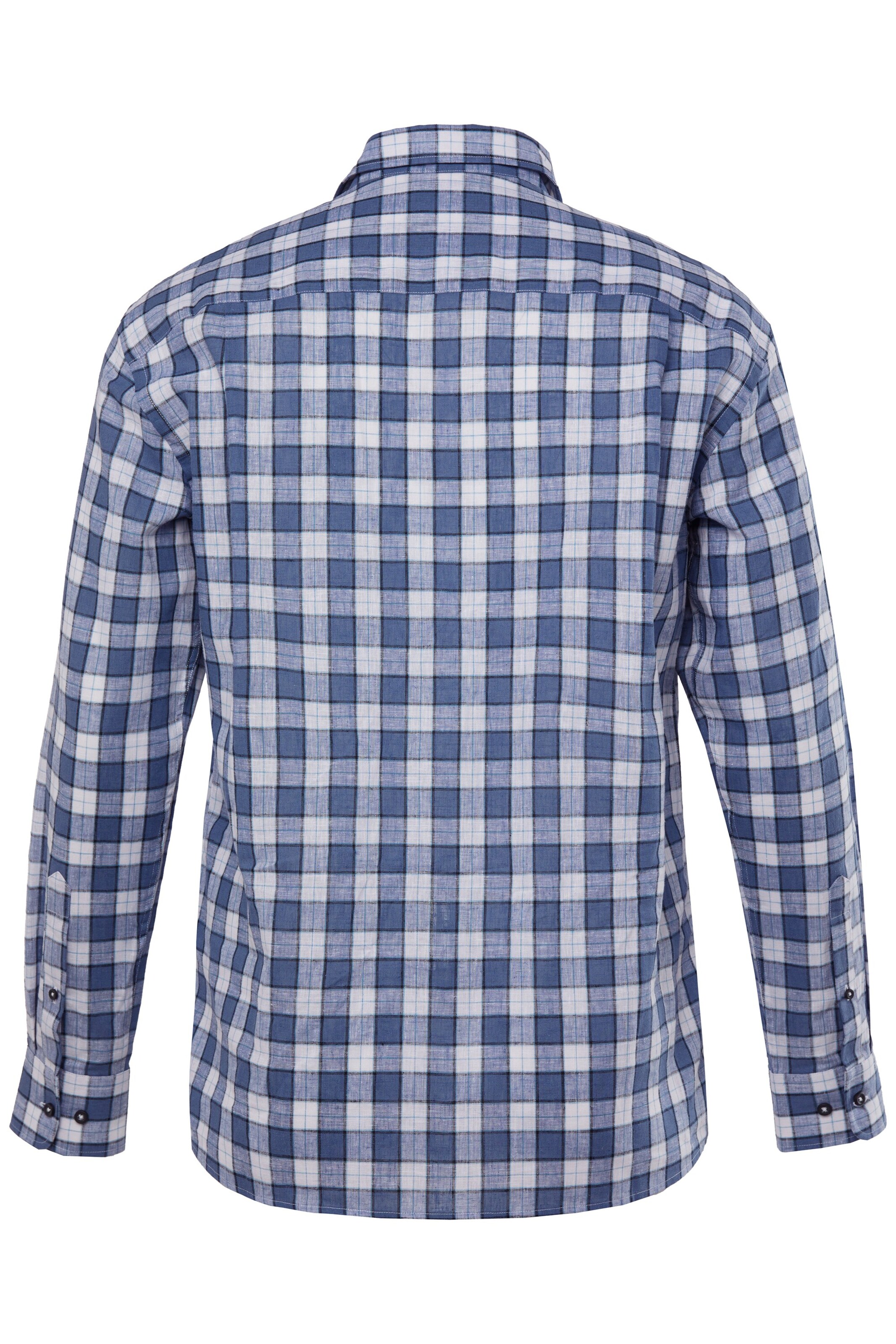 Boston Park Regular fit Overhemd in Blauw