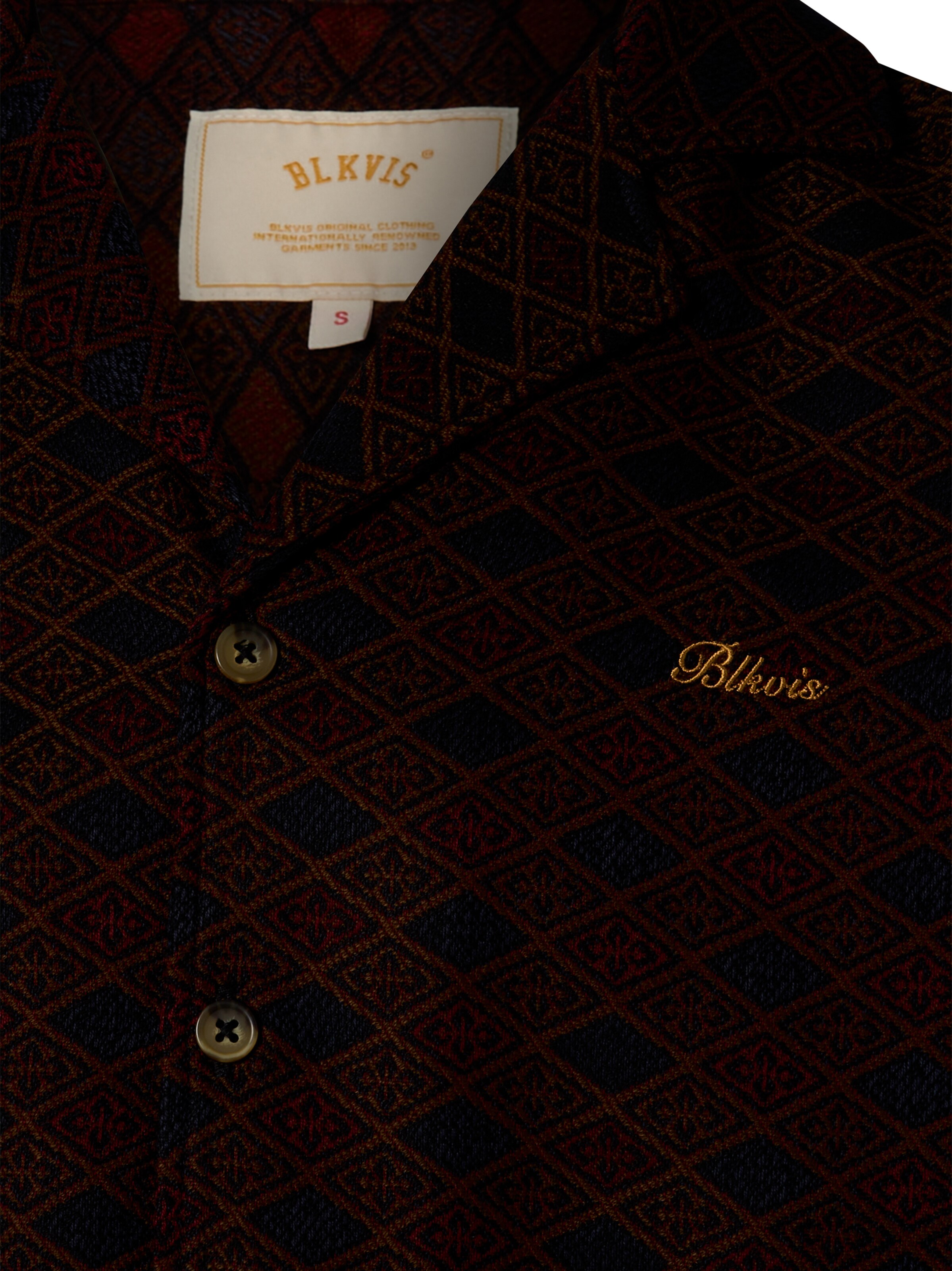 BLKVIS Regular Fit Hemd in Schwarz