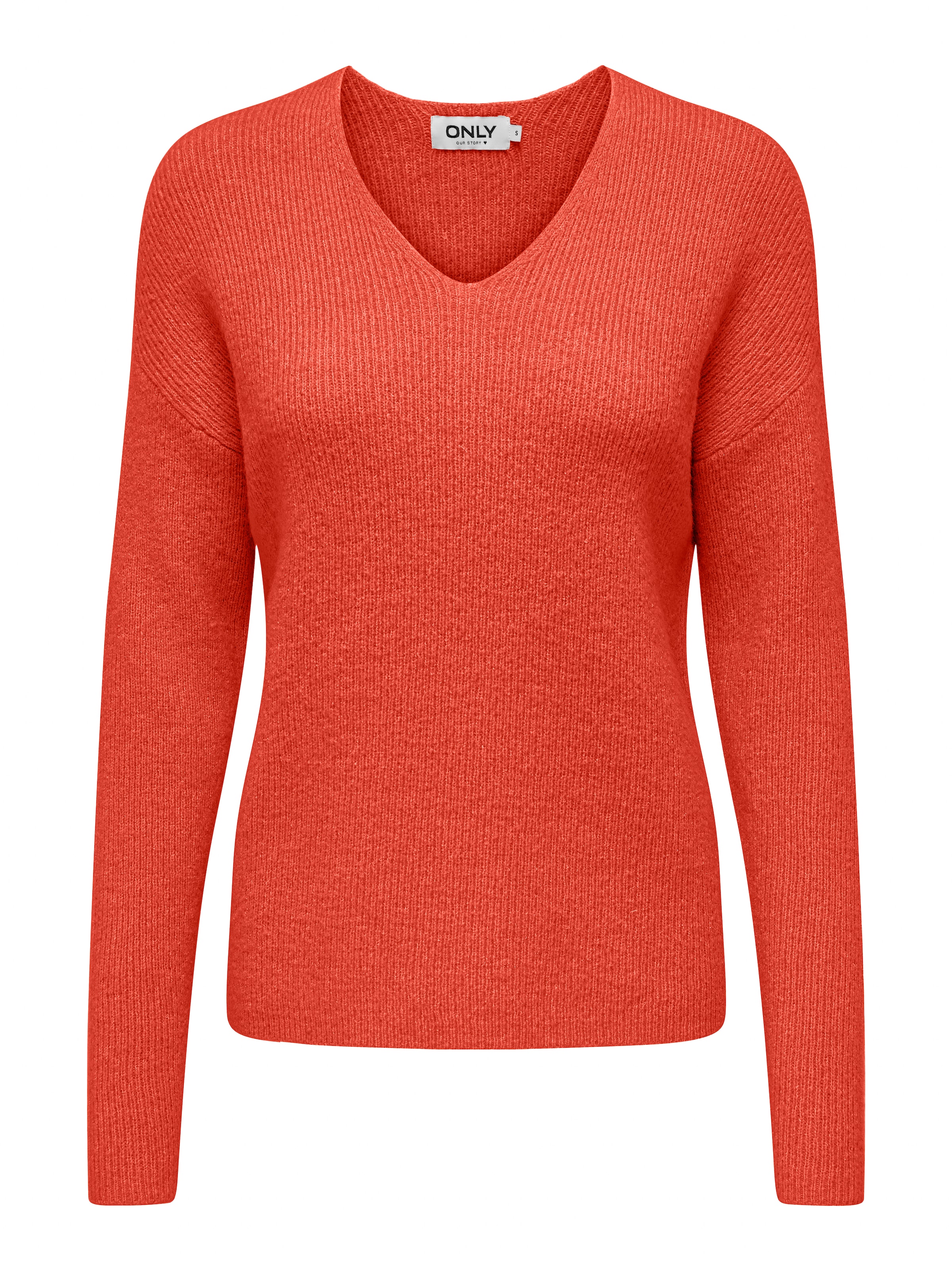 ONLY Pullover i lys rød, Produktvisning