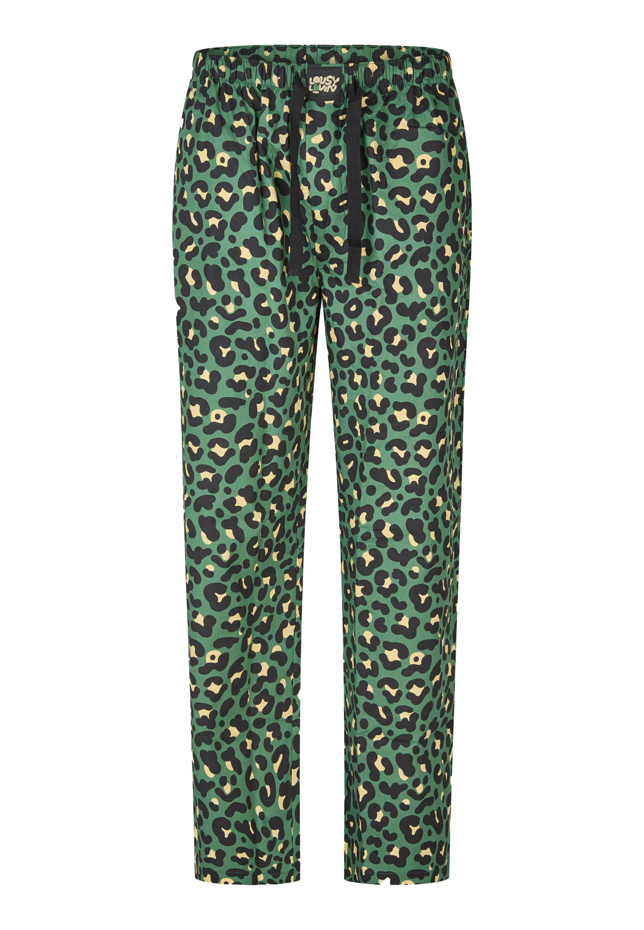 Lousy Livin Pajama Pants 'Pant Leroy' in Olive, Item view