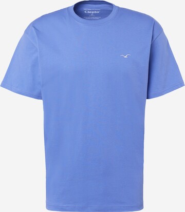 T-Shirt 'Ligull' Cleptomanicx en bleu : devant