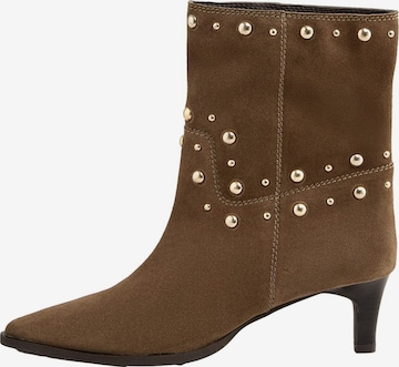 love & roses Bootie in Grey: front