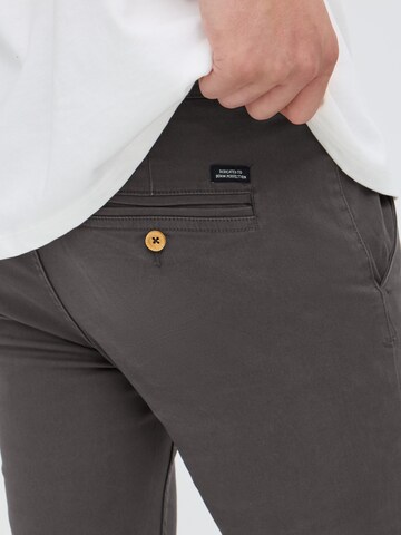 pilka BLEND Standartinis „Chino“ stiliaus kelnės 'BHNatan'