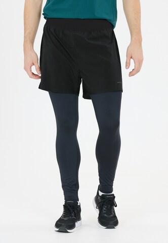 ENDURANCE Skinny Sportbroek 'Weilby' in Zwart: voorkant