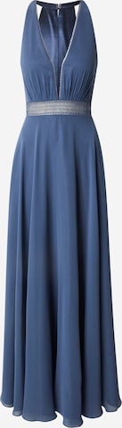 Robe de soirée Vera Mont en bleu : devant