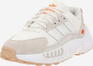 Baskets basses 'Zx 22 Boost' ADIDAS ORIGINALS en blanc : devant