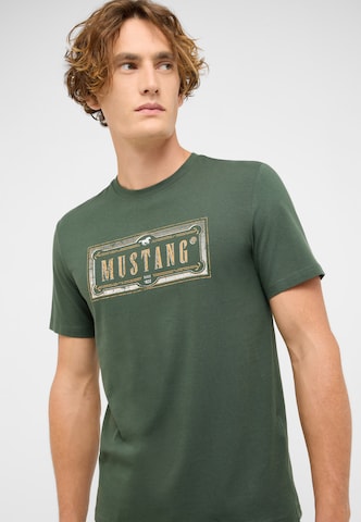MUSTANG T-Shirt ' Austin ' in Grün
