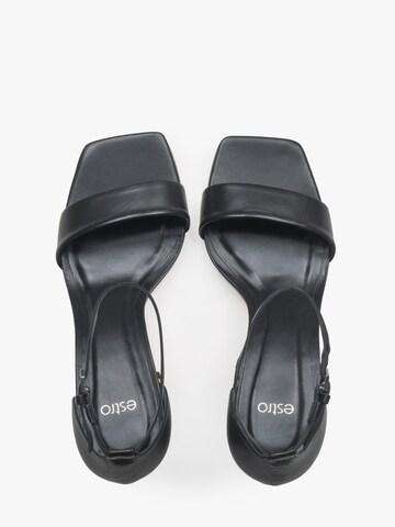Estro Sandaal '658004' in Zwart