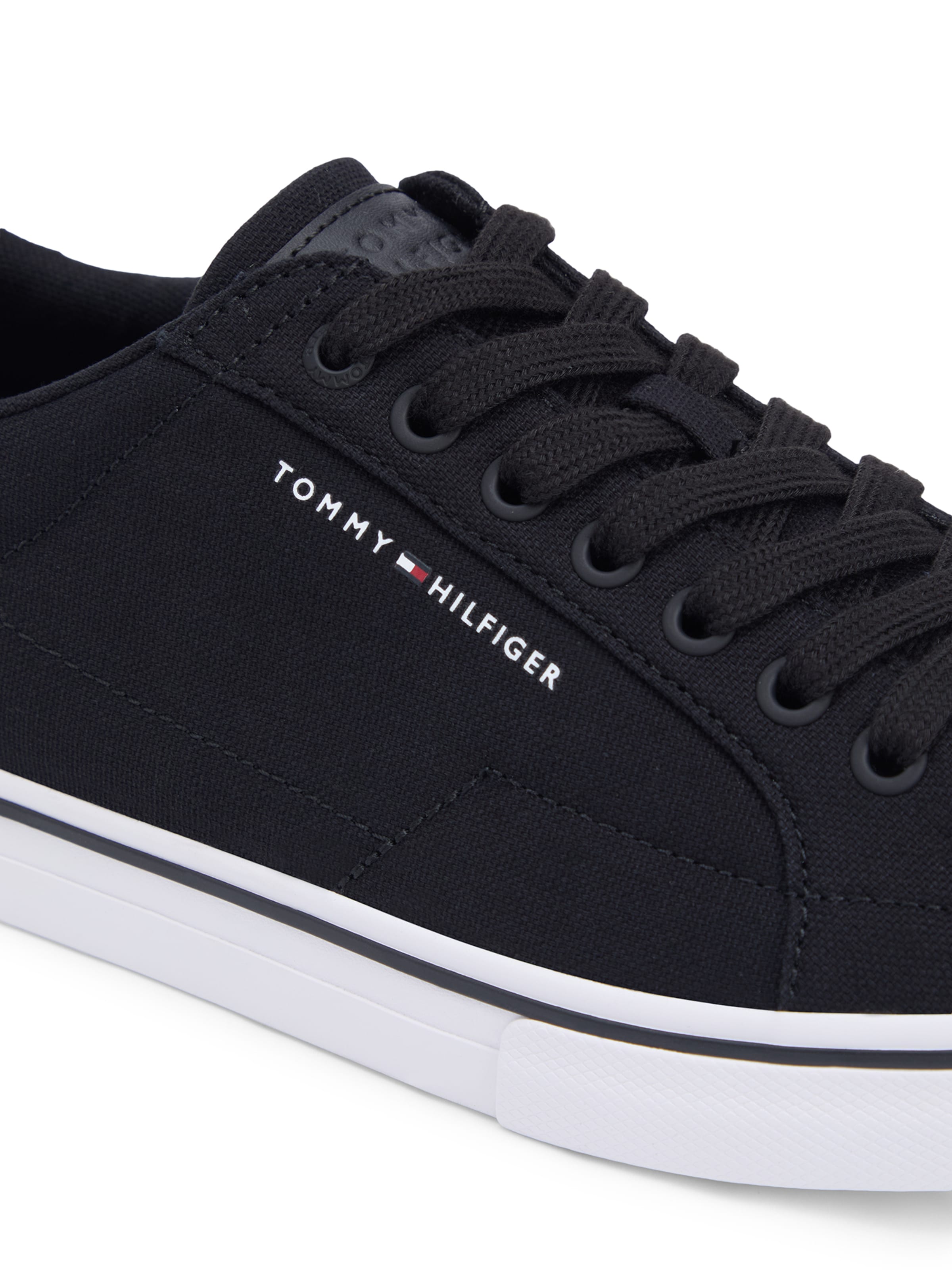 TOMMY HILFIGER Rövid szárú sportcipők - fekete