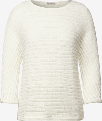 STREET ONE Sweater in White: front