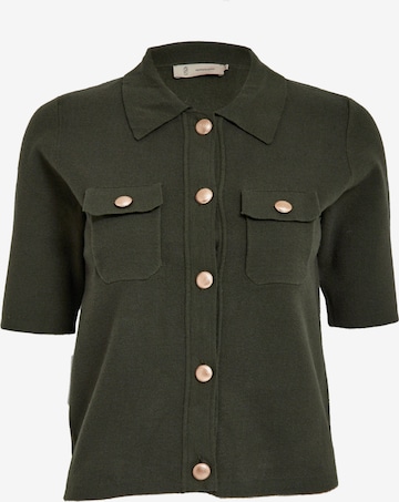 Cardigan 'Kaylee' Peppercorn en vert : devant