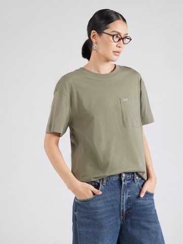 žalia Lee Marškinėliai: priekis