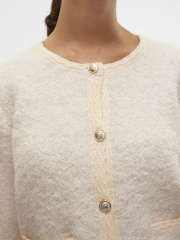 VERO MODA Gebreid vest 'MEZA' in Beige