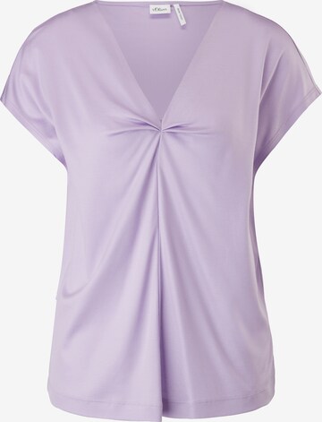 s.Oliver BLACK LABEL - Camisa em roxo: frente