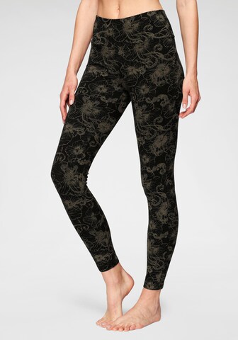 Skinny Leggings de la H.I.S pe verde: față