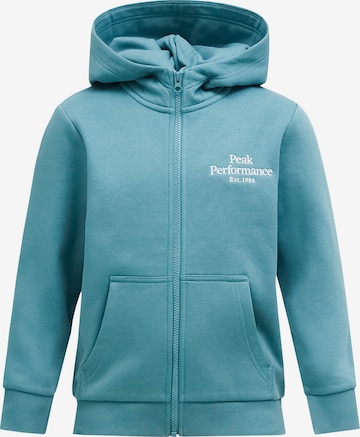 Sweat de sport PEAK PERFORMANCE en vert : devant