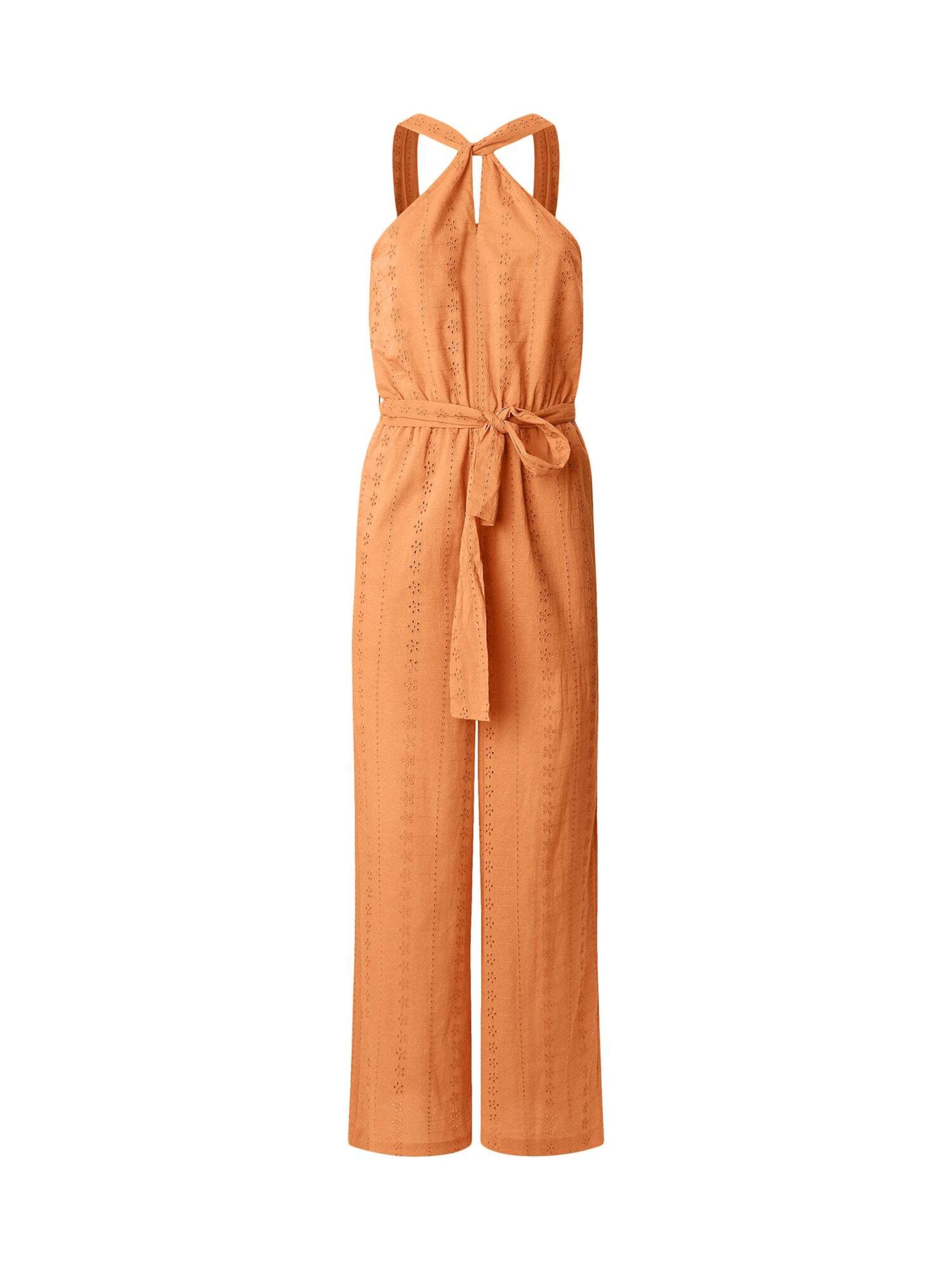 Tuta jumpsuit 'Edith' di Pepe Jeans in arancione: frontale