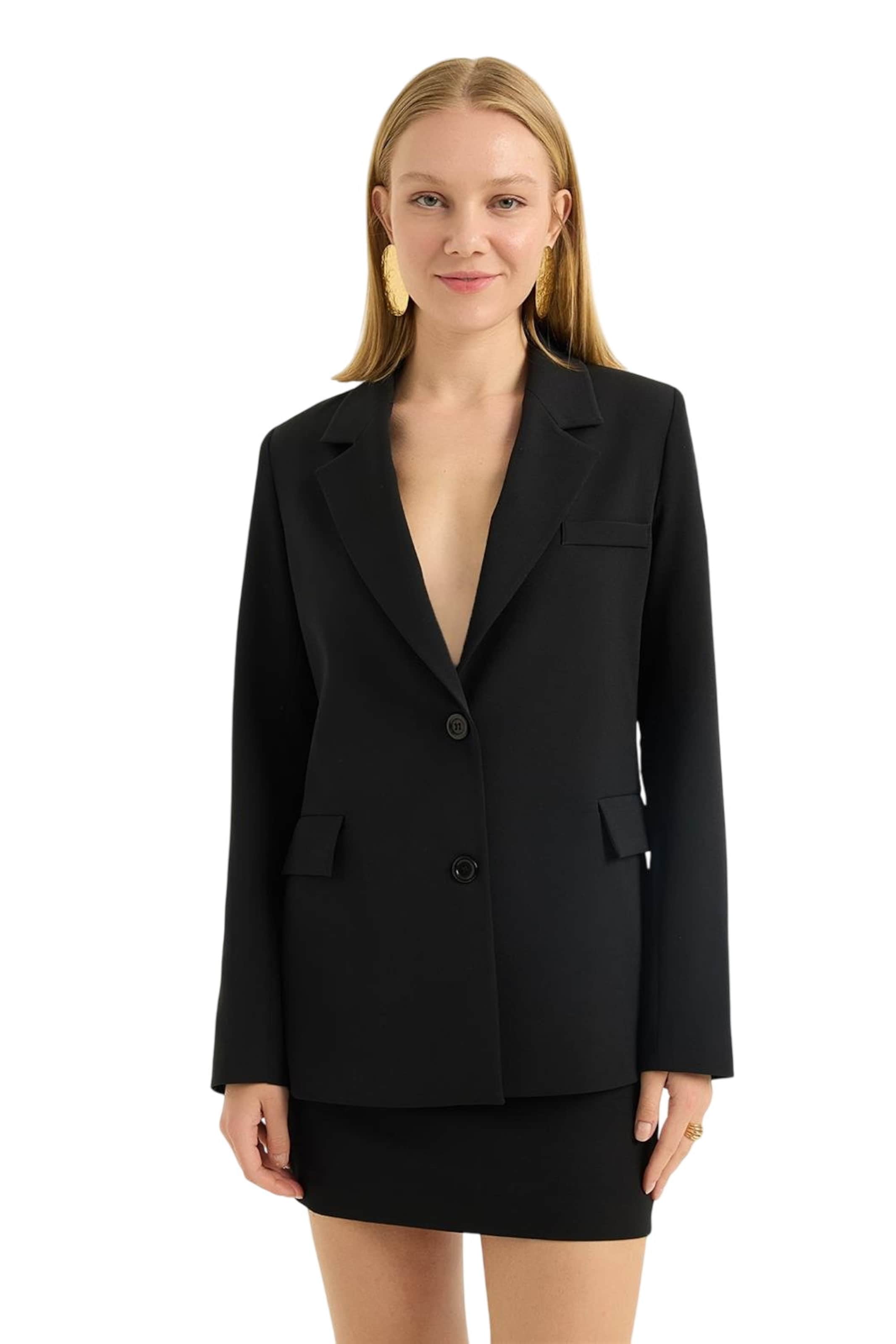 HOME STORE Blazer in Black: front