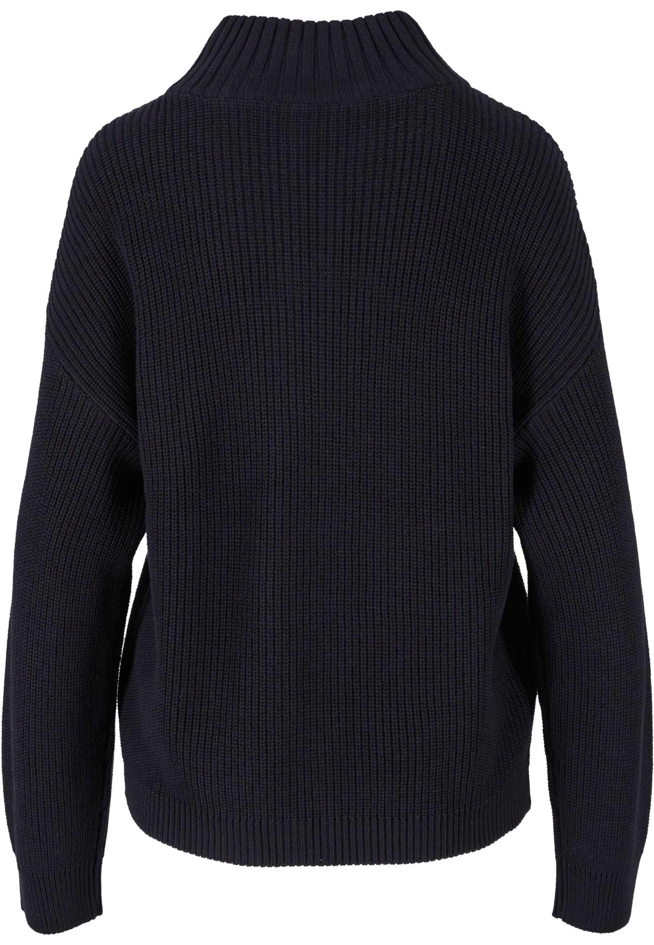 Urban Classics Πλεκτή ζακέτα σε μαύρο