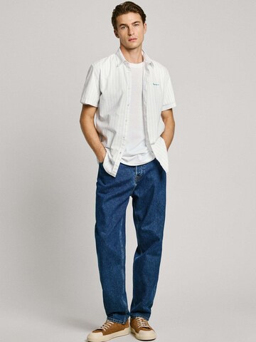 Coupe regular Chemise 'Alvaro' Pepe Jeans en blanc